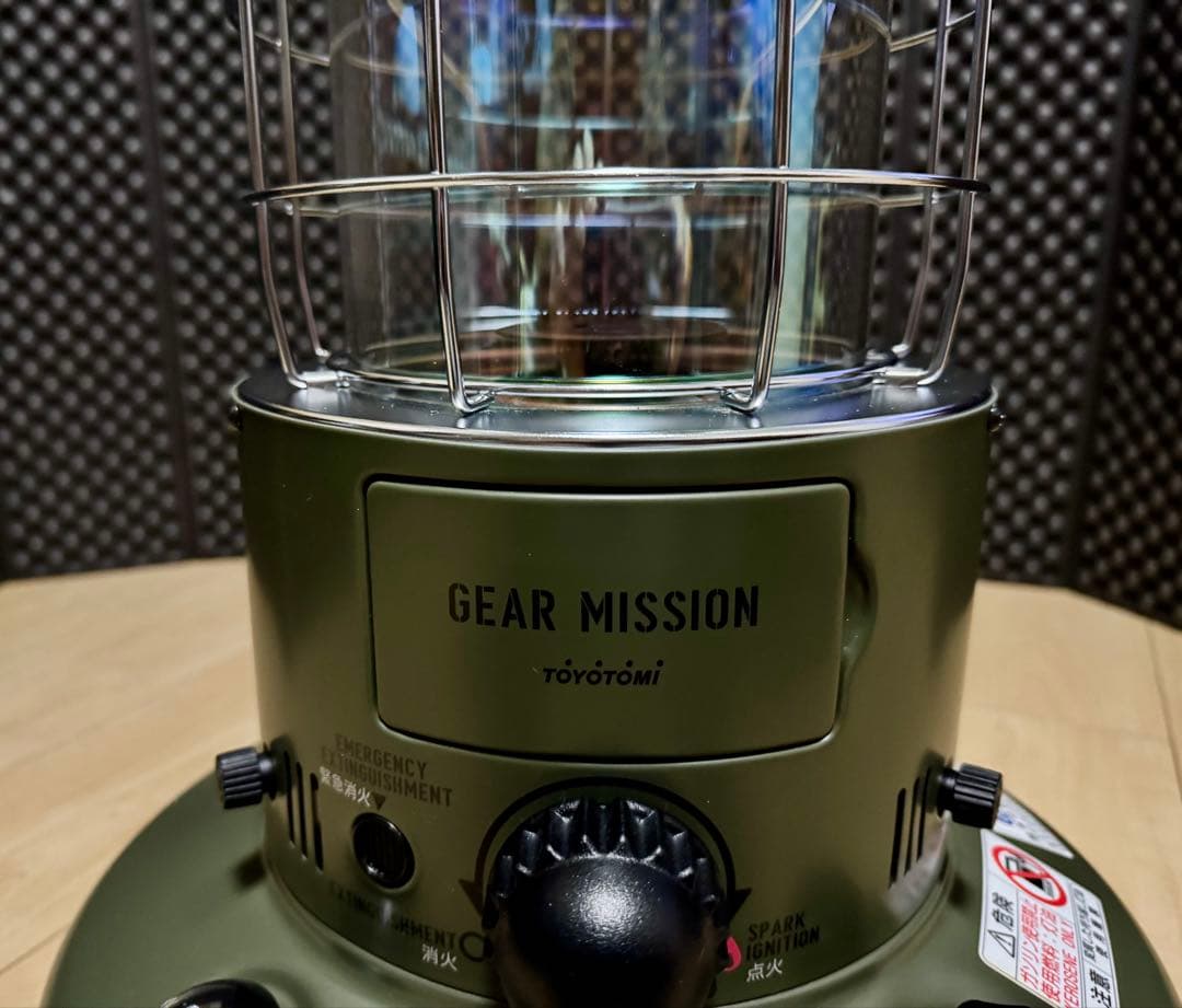値下げ 美品　TOYOTOMI GEAR MISSION 灯油ストーブ　22年製