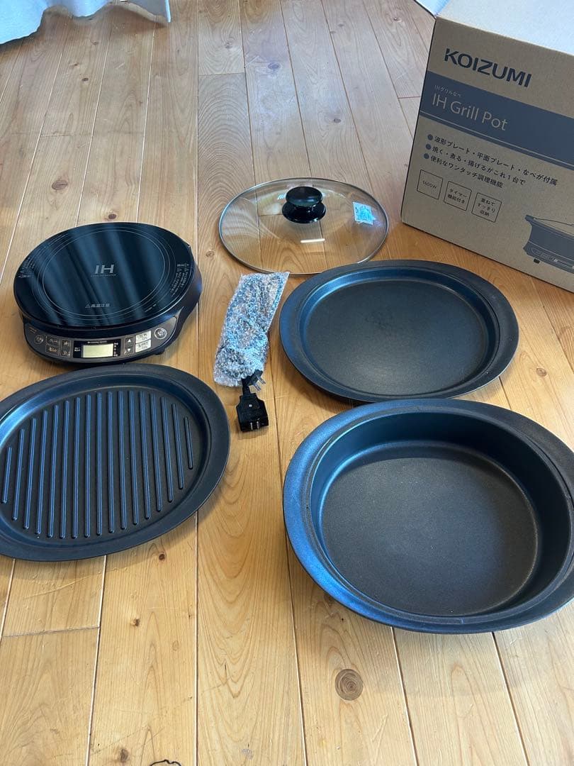 KOIZUMI KIH-1412/H グリル鍋　BBQ おでん　焼肉　卓上　冬