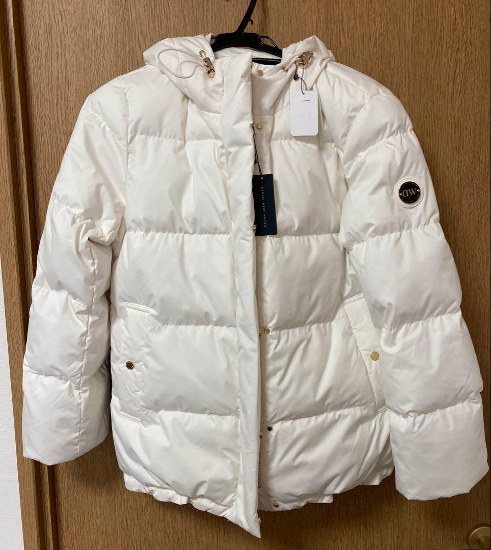 DanielWellington　フーデッド パデッドジャケット　ダウン　白