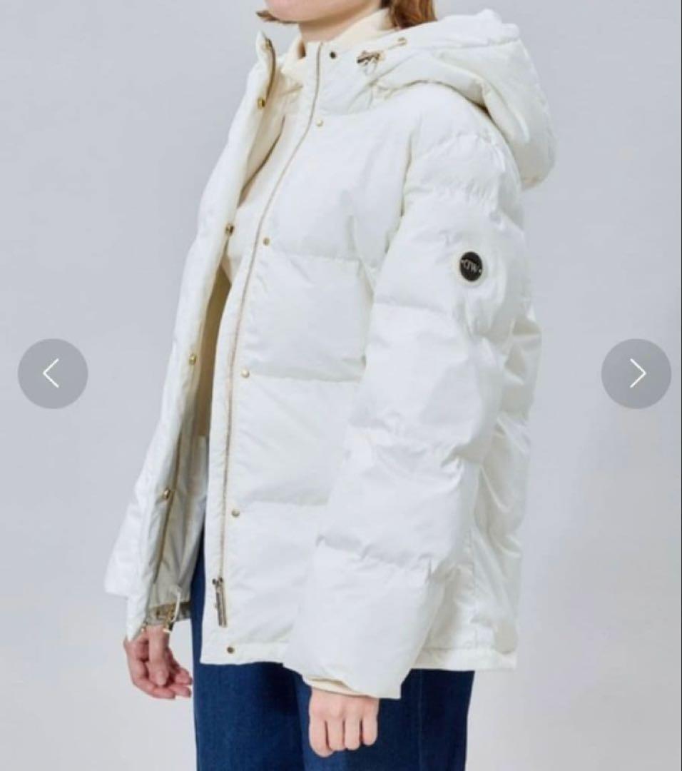 DanielWellington　フーデッド パデッドジャケット　ダウン　白