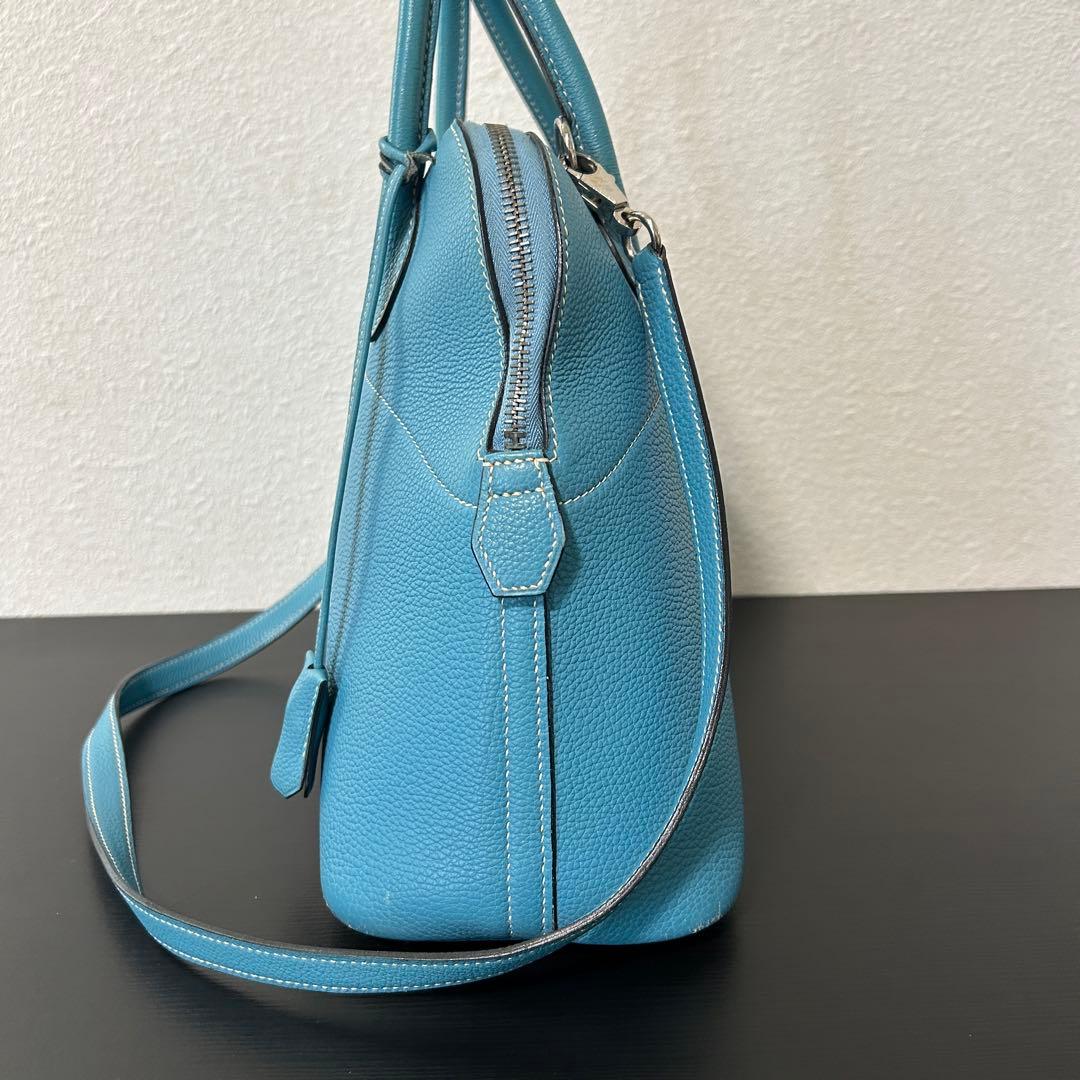 HERMES エルメス ボリード31 2way ブルージーン バッグ
