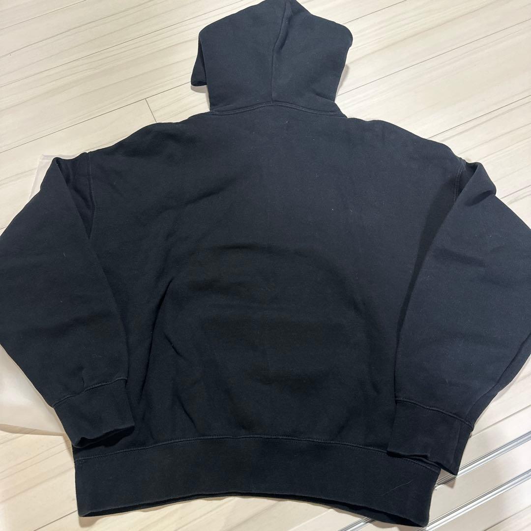 正規品 希少 ESSENTIALS ブラック フード付きパーカー XS