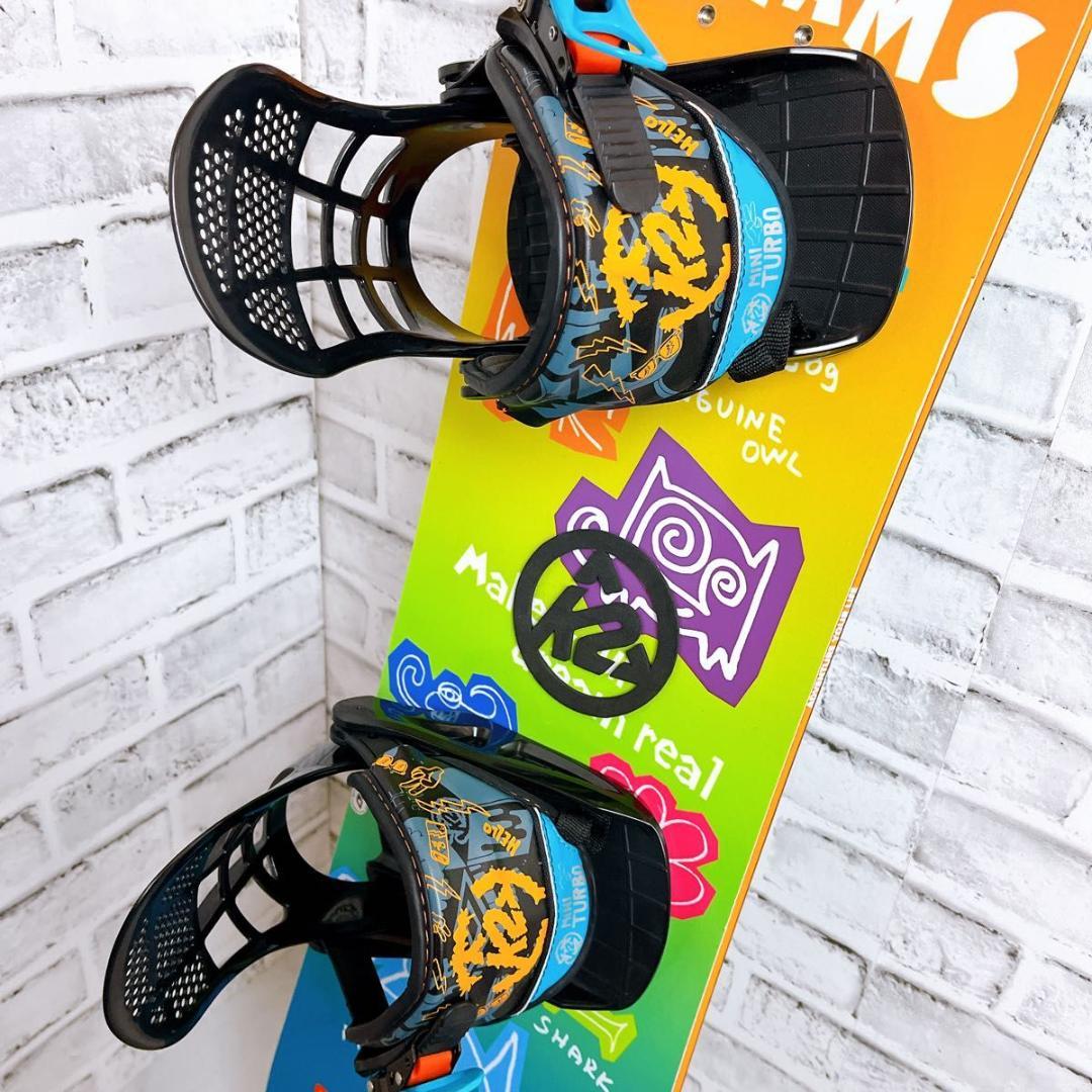 【美品】スノーボード ビンディング付 板 キッズ ジュニア K2 ALLIAN