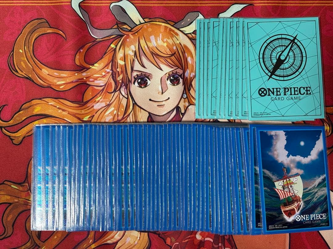 ワンピースカード 青黄ナミ デッキ 調整パーツ付き