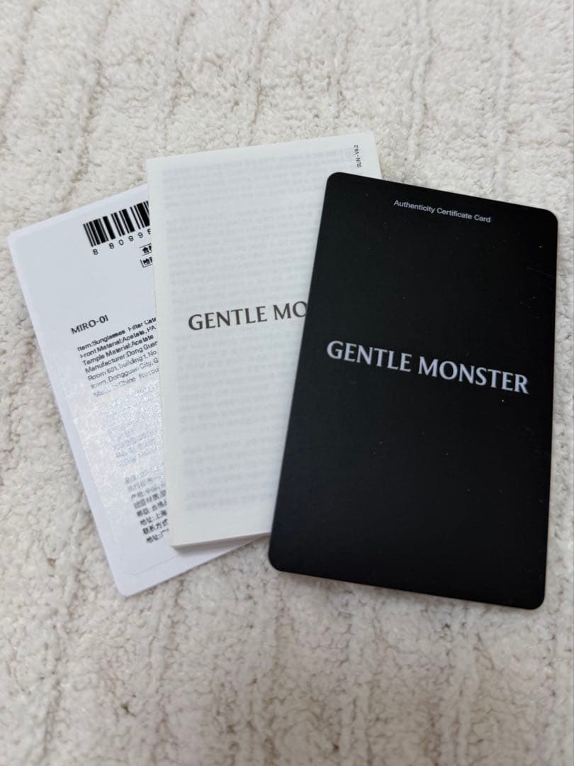 GENTLE MONSTER ブラックサングラス　MIRO