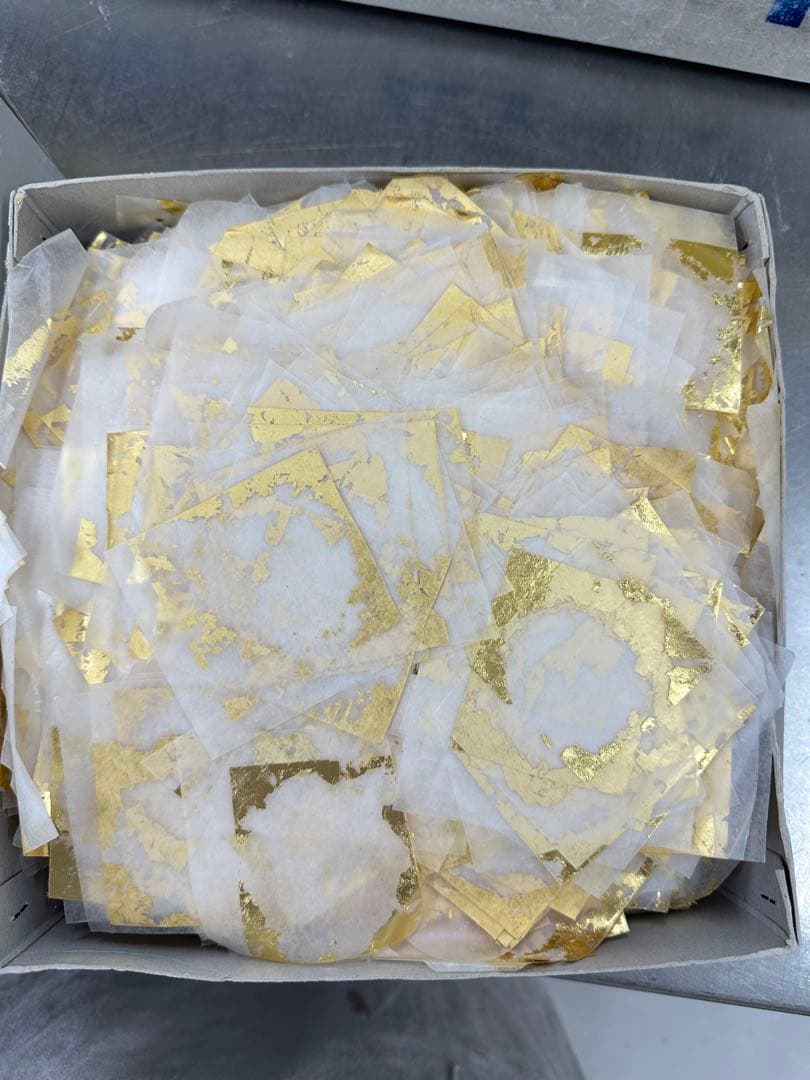 本金箔塊　3.18g 22.7k 金塵