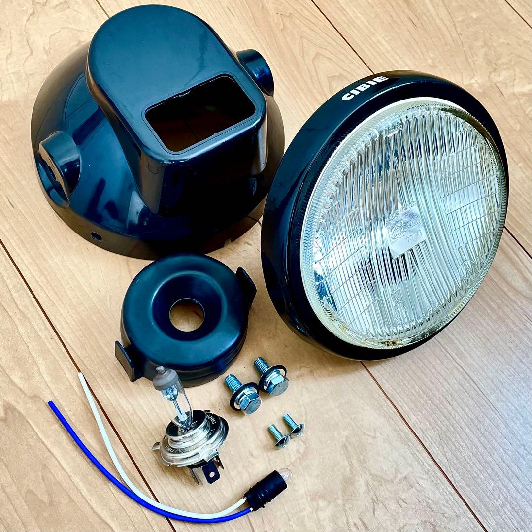 当時物 CIBIE シビエ 凹み ヘッドライト 160φ バブ マーシャル