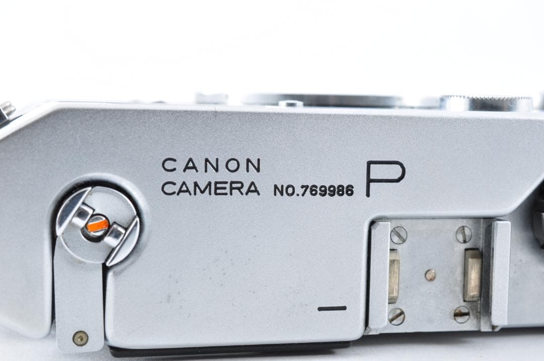 Canon P型 レンジファインダーカメラ レザーケース、露出メーター付き