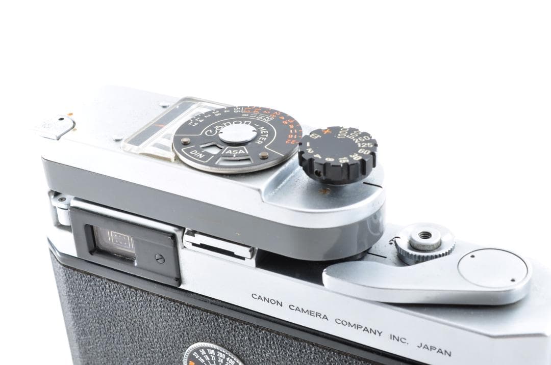 Canon P型 レンジファインダーカメラ レザーケース、露出メーター付き