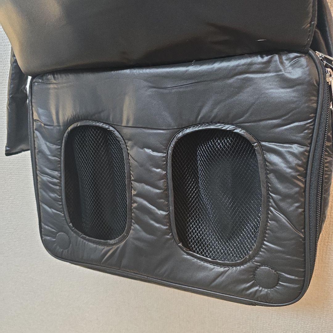 Calin ブラック キルティング マザーズバッグ