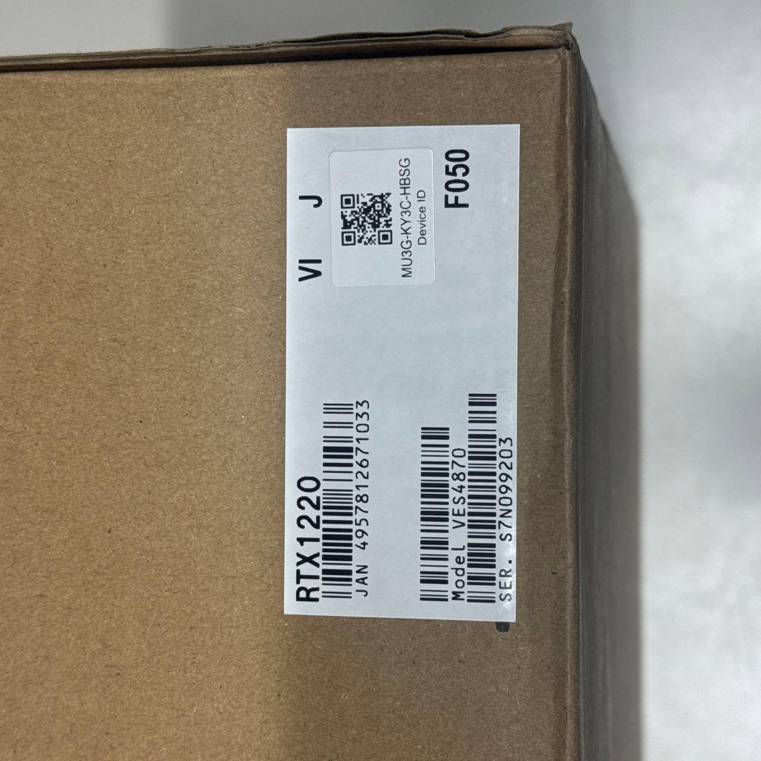 ★未開封新品★ヤマハ RTX1220 ギガアクセスVPNルーター