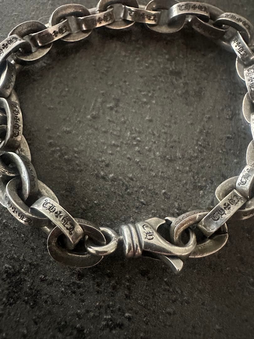 ペーパーチェーンブレス925刻印