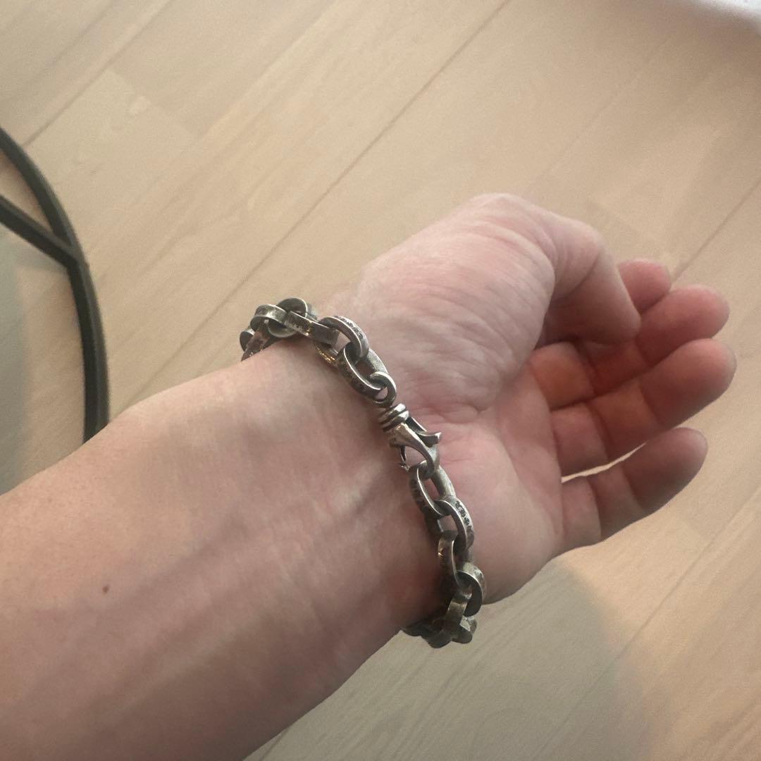 ペーパーチェーンブレス925刻印