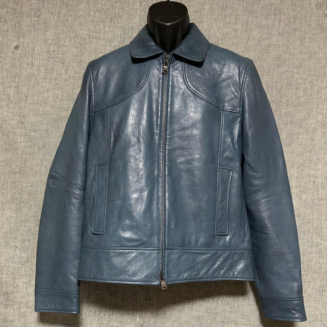 OLIVIERI オリヴィエリ　ラムレザージャケット　シングルレザージャケット