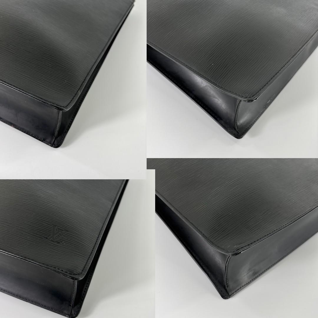 極美品 ルイヴィトン エピ トートバッグ サックプラ M59082 メンズ 黒
