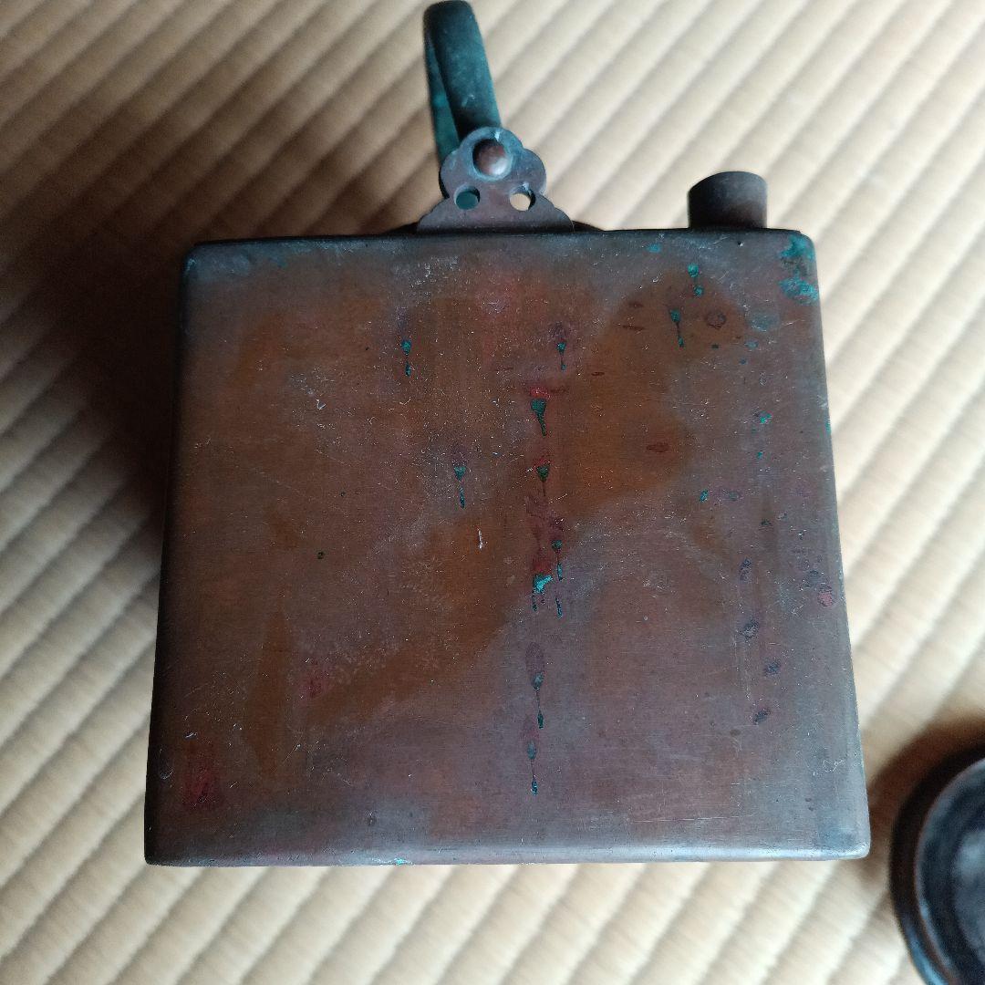 純銅　しかくいやかん　キューブケトル