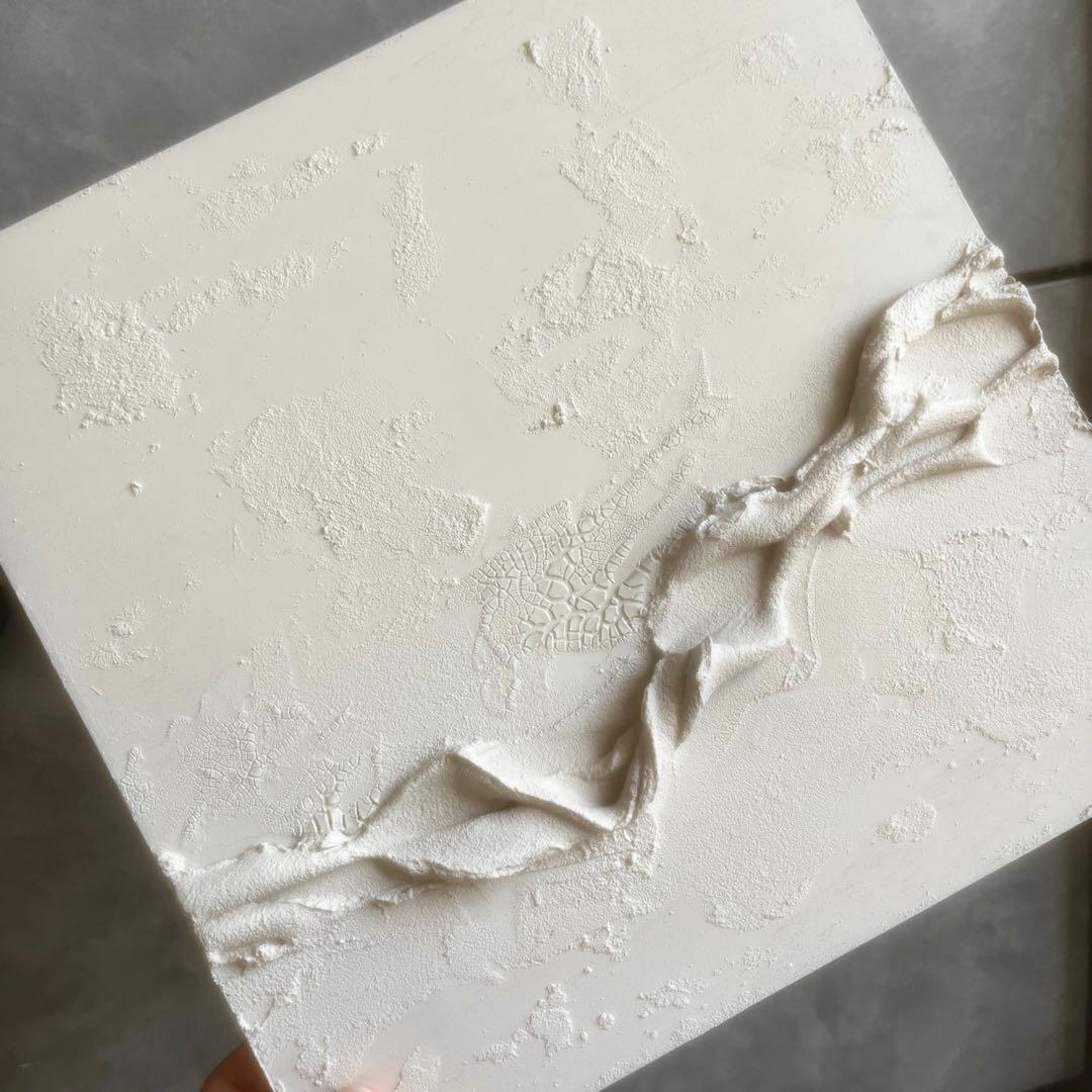 モダンアート　3枚セット　24×24㎝　テクスチャーアート　現代アート　抽象画