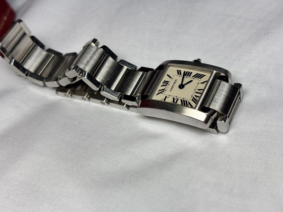 出品本日迄✨カルティエ　時計　タンクフランセーズ　 W51008Q3 電池交換済