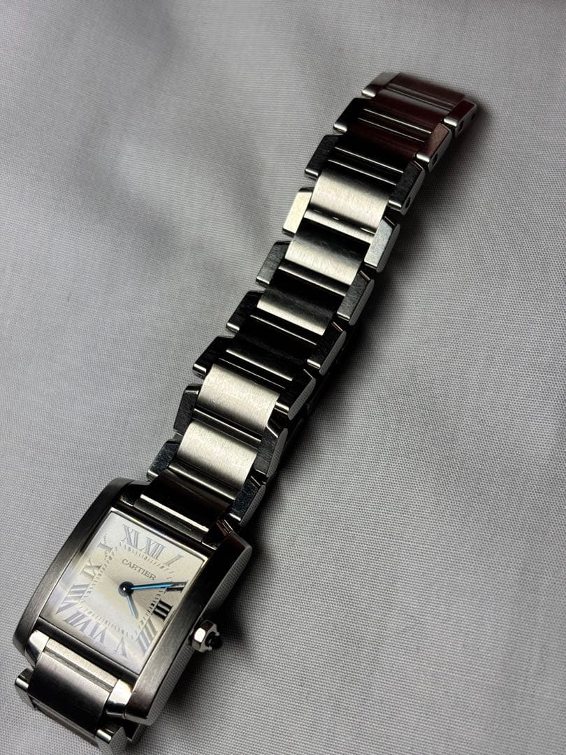 出品本日迄✨カルティエ　時計　タンクフランセーズ　 W51008Q3 電池交換済