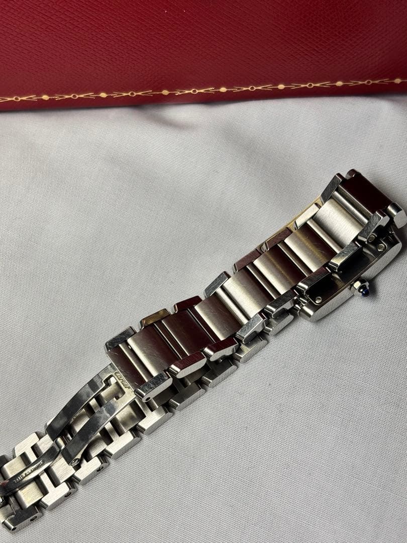 出品本日迄✨カルティエ　時計　タンクフランセーズ　 W51008Q3 電池交換済