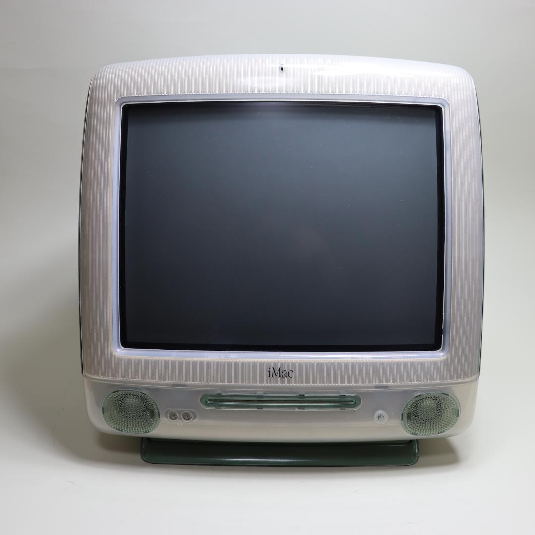 初代iMac スケルトン 電源コード ジャンクキーボード付属 　D-96