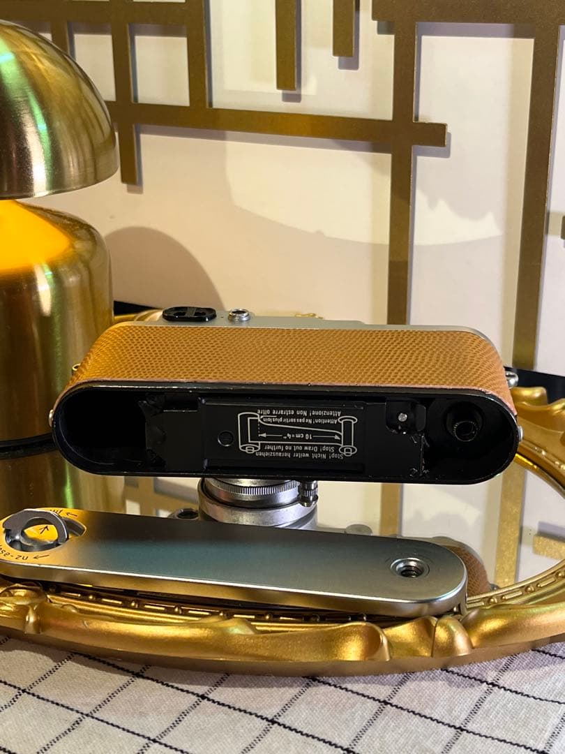 Leica Ⅲf＋Canon50mm f3.5 リザード革美品