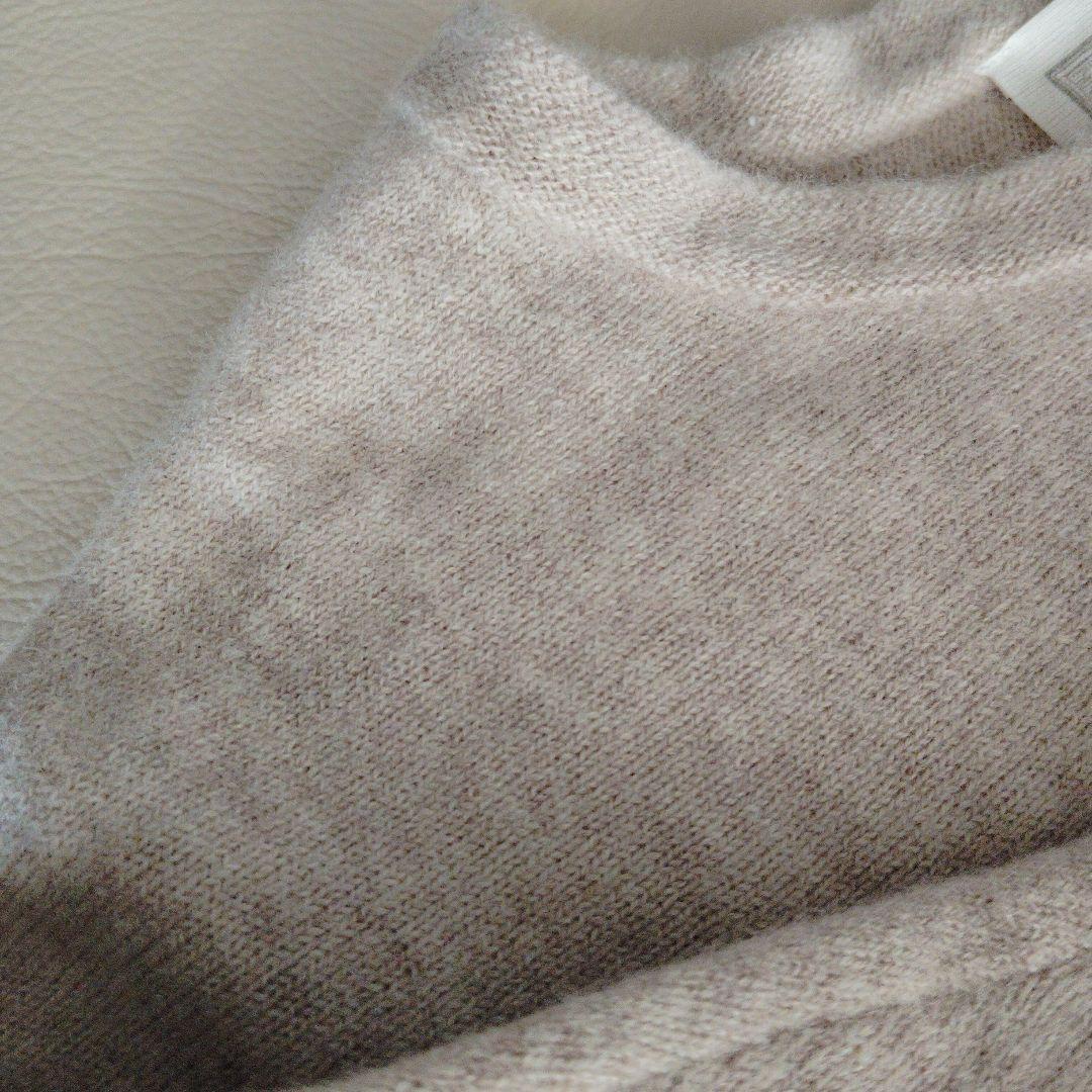 【新品未使用】BEARDSLEY✨クルービッグニット ショート✨ベージュ