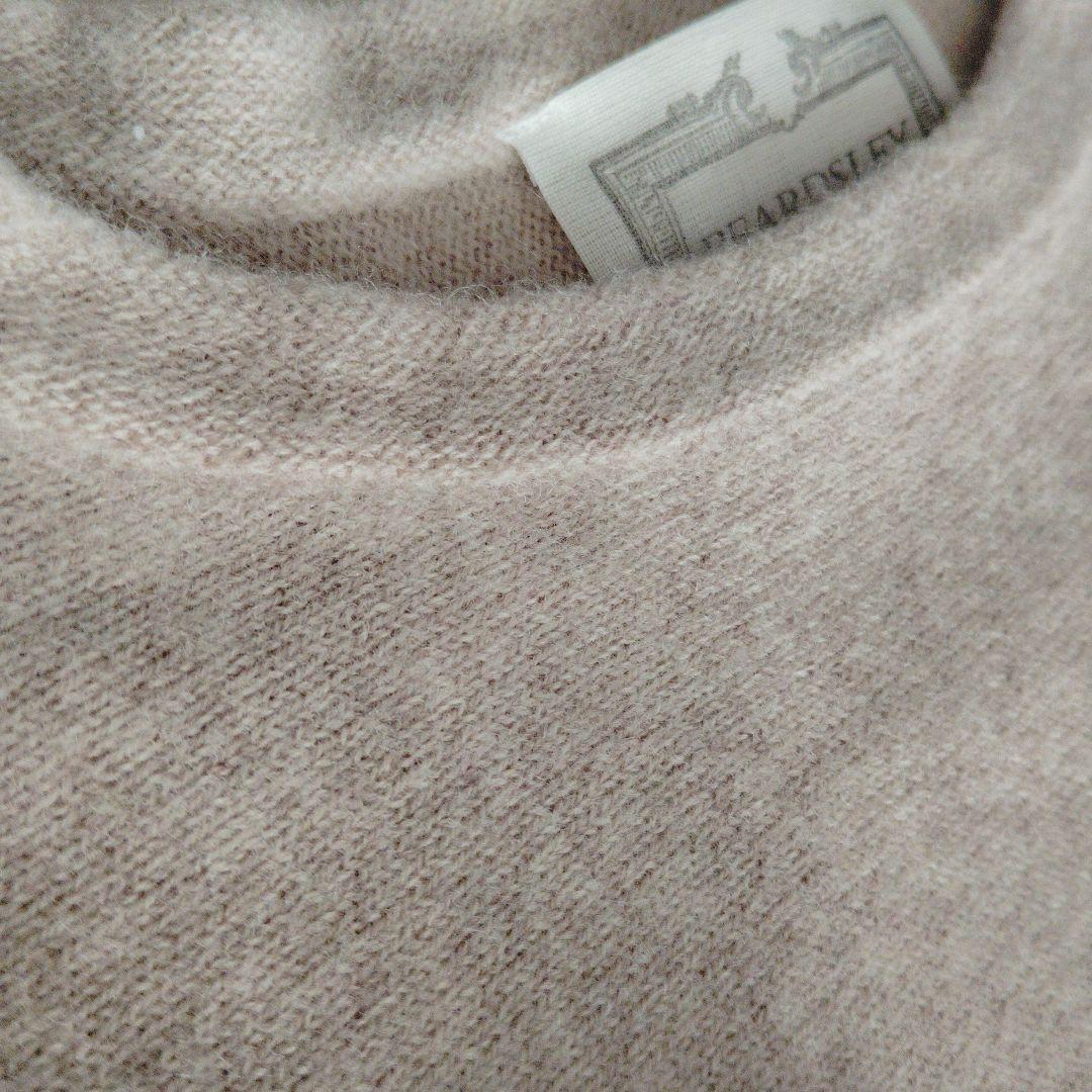 【新品未使用】BEARDSLEY✨クルービッグニット ショート✨ベージュ