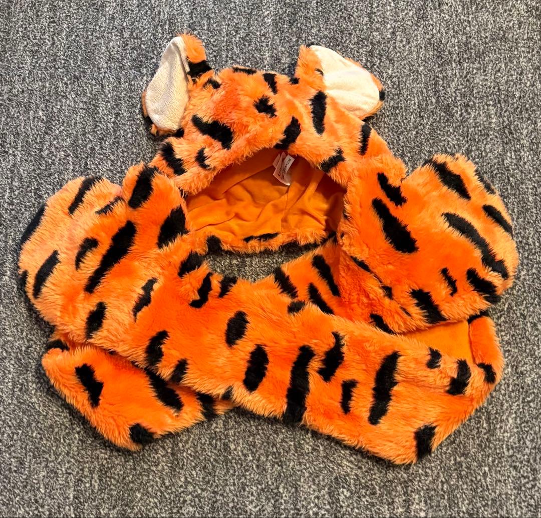 ディズニー　ティガー　ファンキャップ　マフラー しっぽ付き　レア