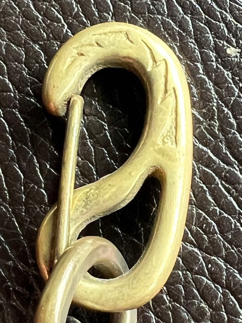 グロックレザー　レザーウォレットコード　 ブラス　スパイダー　サンダー　GL