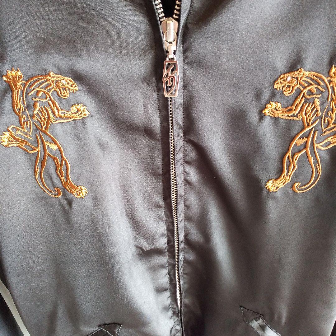 LAST GIGS 黒 スカジャン ライオン刺繍 氷室京介