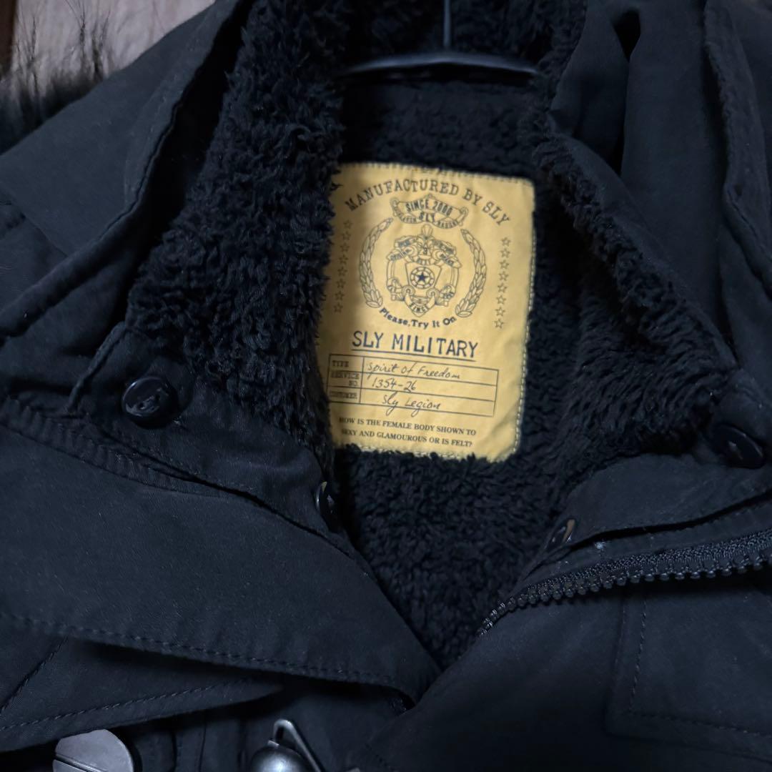 【SLY/スライ】N3B ミリタリージャケット　黒　M