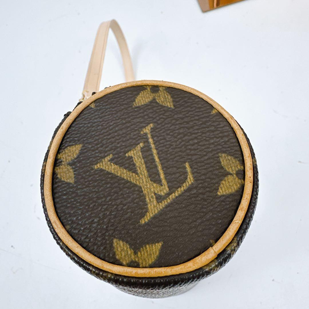 美品　ルイヴィトン　モノグラム　新型　パピヨンポーチ　ストラップ補修品