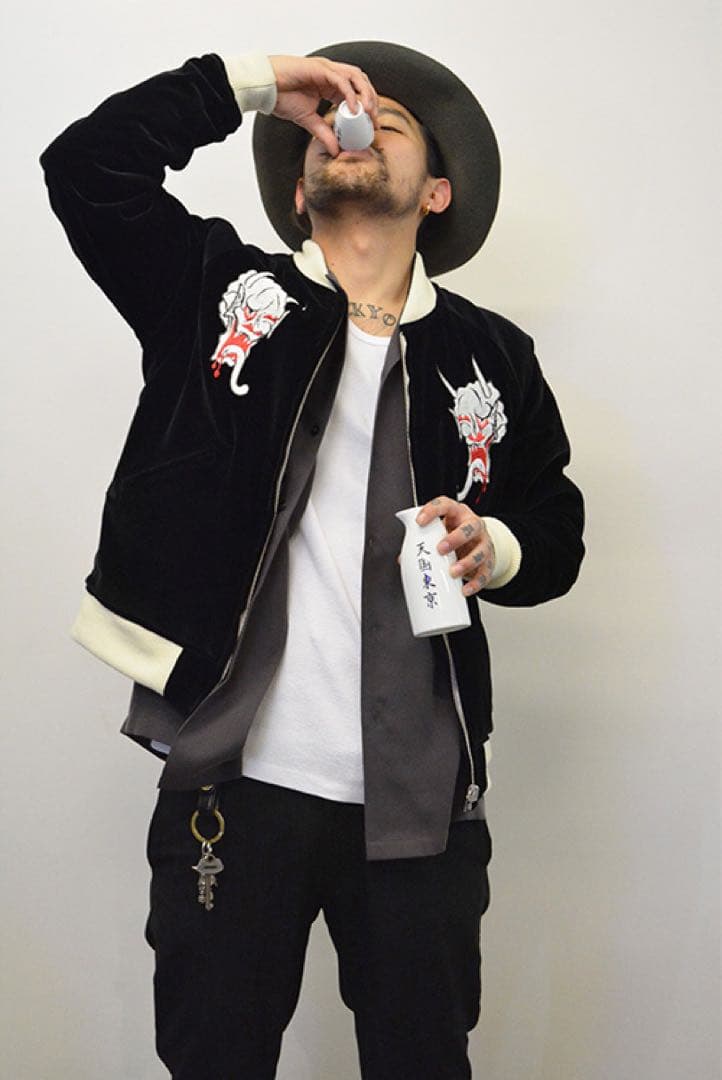 ワコマリア　ウルフズヘッド　リバーシブルスカジャン