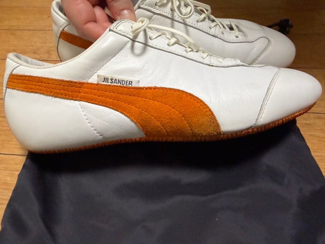 JIL SANDER x PUMA ホワイト オレンジ　スニーカー