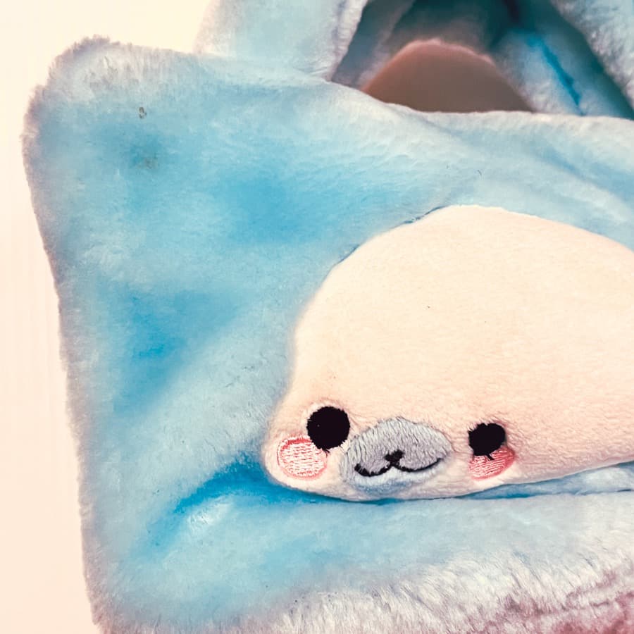 まめゴマ　ぬいぐるみトートバッグ　ボア　希少　レア物