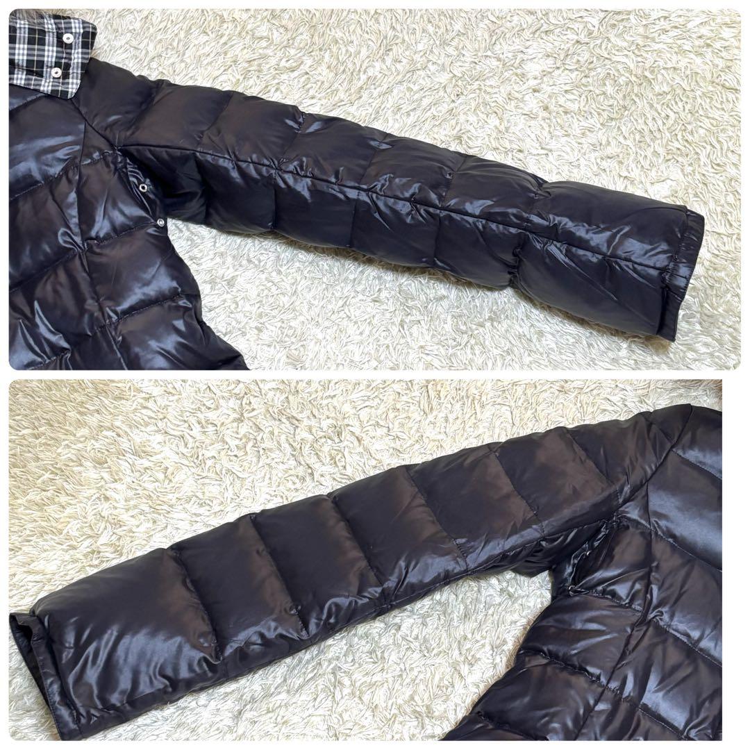 バーバリーブルーレーベル　キルティング　ダウンジャケット　タヌキファー　Mサイズ