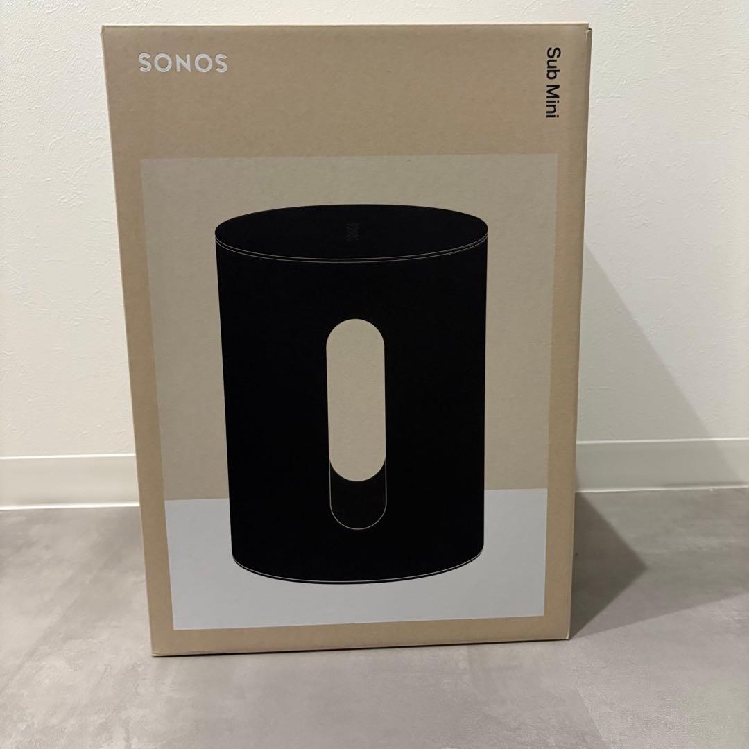 新品 SONOS Sub Mini ワイヤレスサブウーファー　ブラック ソノス