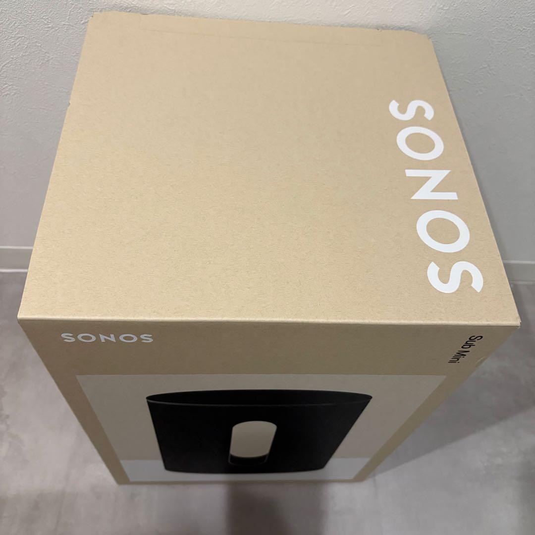 新品 SONOS Sub Mini ワイヤレスサブウーファー　ブラック ソノス