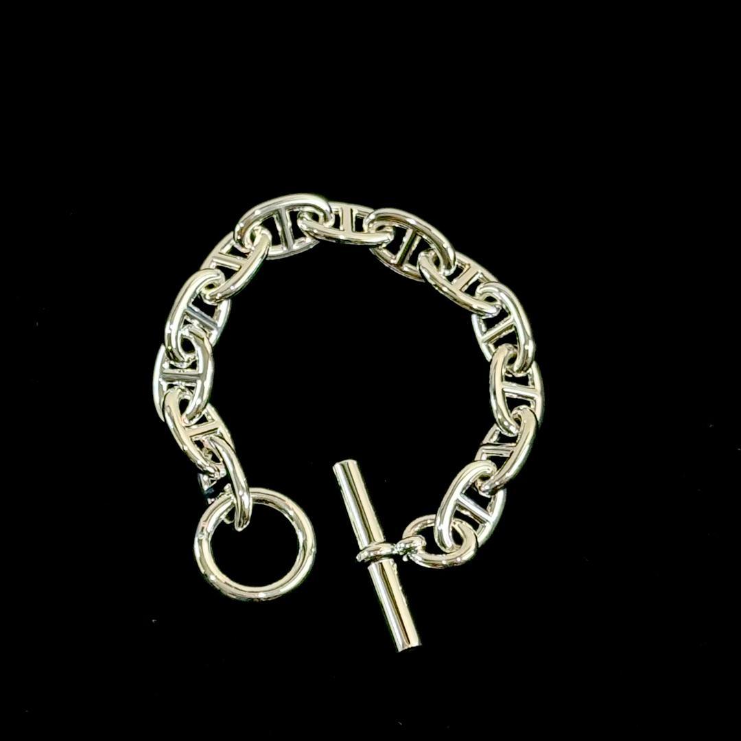 【新品】エルメス シェーヌダンクル ブレスレット TGM 13コマ Hermès