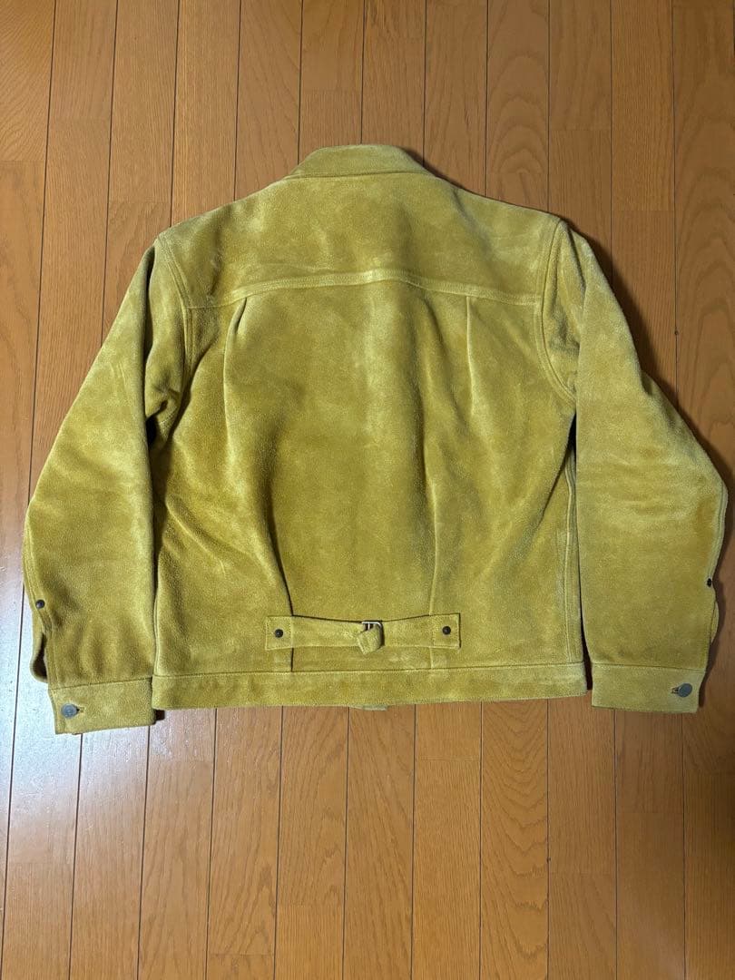 2*i様 1st FROMTHEGARRET スエードジャケット イエローブラウ