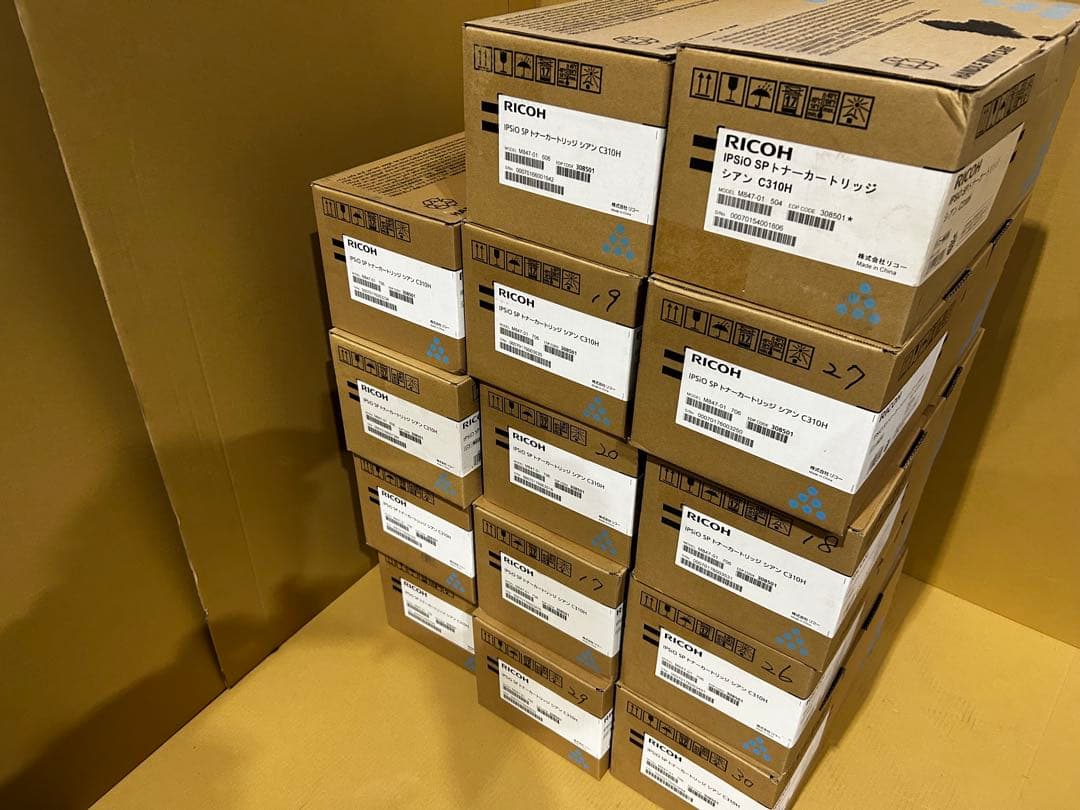 追加値下★訳アリRICOH IPSiO SP トナーC310H各色計57本