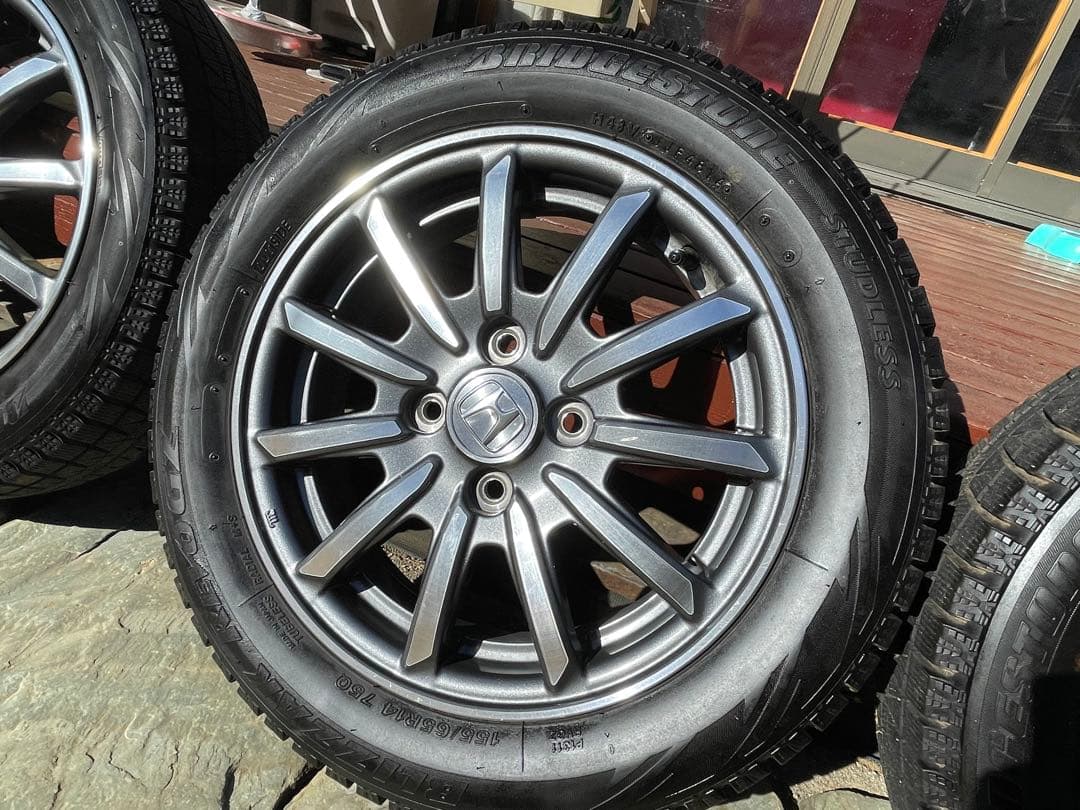 ホンダN-wgn(box)スタッドレス、アルミホイール　 4本セット