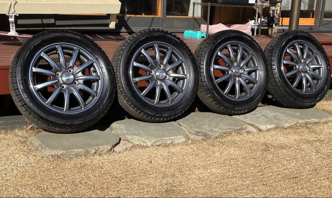 ホンダN-wgn(box)スタッドレス、アルミホイール　 4本セット