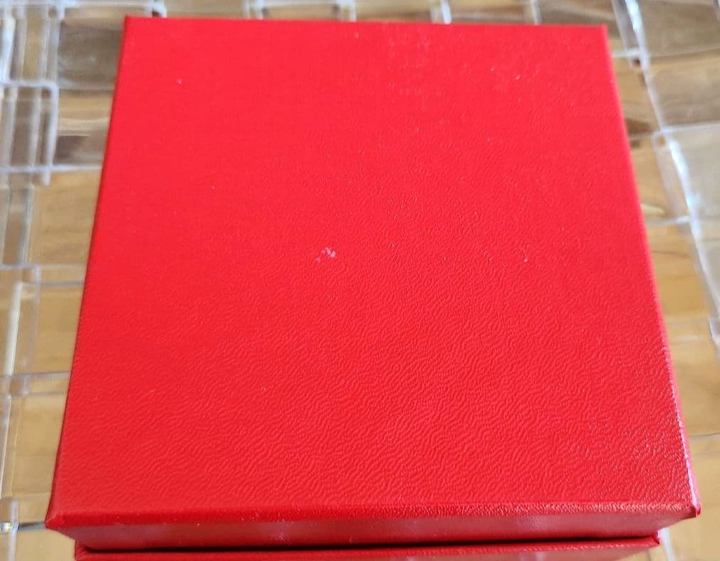 【箱付き美品】バカラ Baccarat ラッキーバタフライ レッド