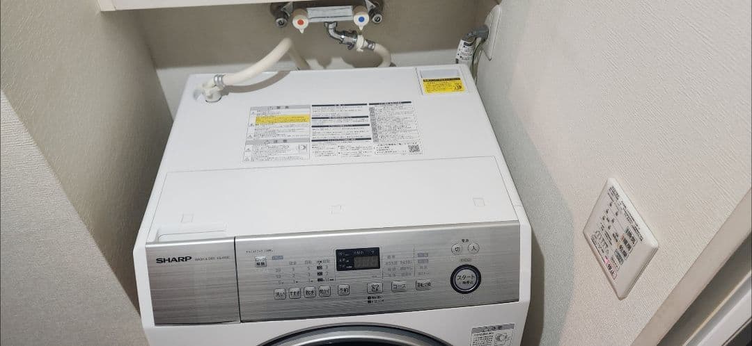 SHARP ES-H10C-WR 2019年製 ドラム式洗濯乾燥機