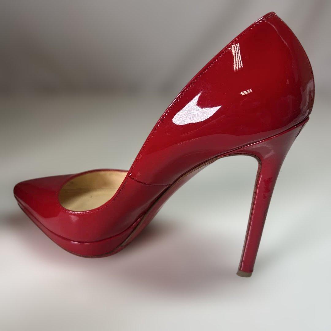 【sk/8.22/20】Christian Louboutin レッドハイヒール