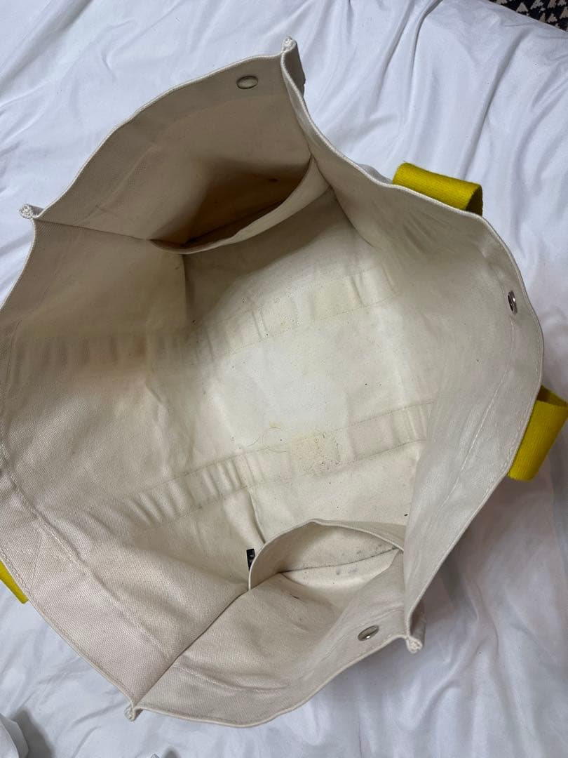 HERMES/トートバッグ/キャンバス/ベージュ/ボラボラGM/状態考慮