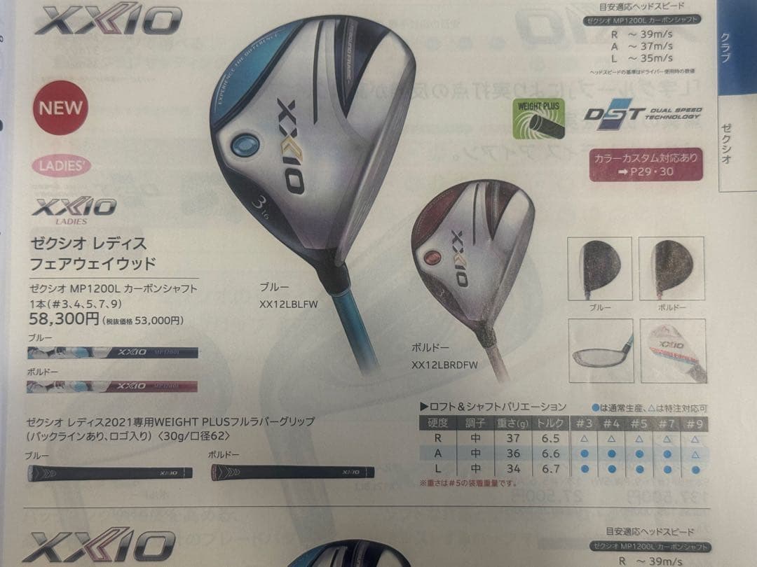 新品未使用！ゼクシオ 12 レディース 5W【A】XXIO 12　レディス