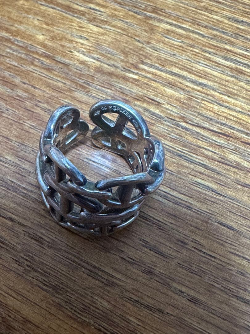 エルメス シェーヌダンクル リング Ag925 シルバー925 指輪 サイズ55